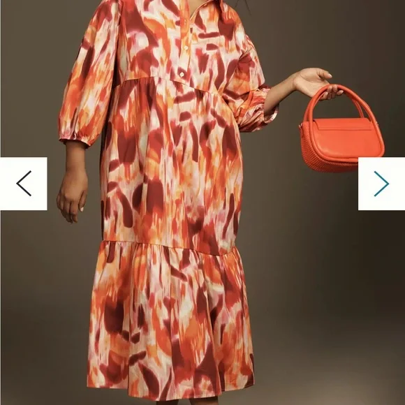 Anthropologie bettina midi dress - Picture 1 of 9